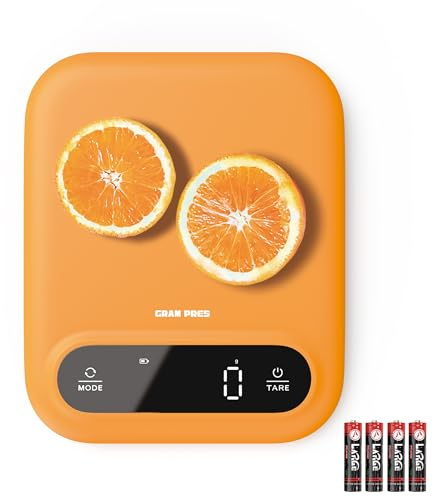 GRAM PRES Digital Food Scale 11lb/0.01oz, Kitchen Scales Digital Weight Grams and Oz for Weight Loss, Baking and Cooking,LED Display