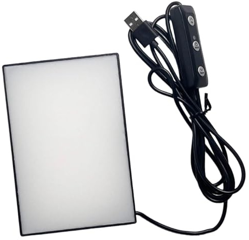 AsrMyjcx Leuchtkasten für Diabetrachter, für Fotografen, Foto-Diafilm-Negativ-Enthusiasten, Leuchtpad-Zubehör