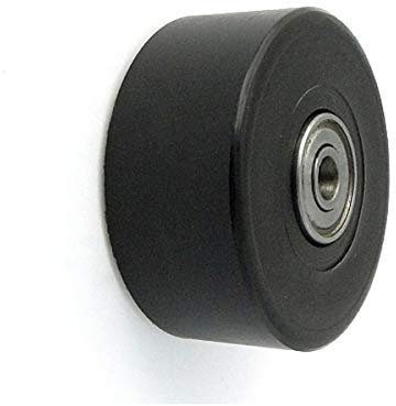 50 x 22 mm Bohrung 6 Kunststoffrolle Polyamid Doppelte Lagerung Paletten Fixierer Rad für Hubwagen Nylon Rolle Ø 50 mm mit Kugellage