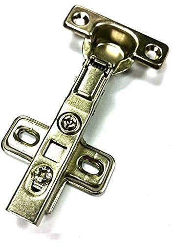 Bulk Hardware bh06009 Kabinett Scharnier 26 mm 95 Grad Soft Close ZP Wechselrahmen Hälfte Overlay, Set von 2 Stück