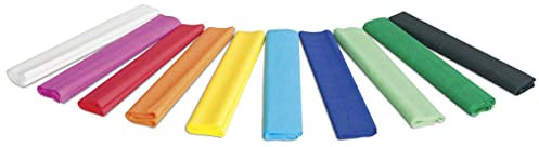 Gimboo - Krepppapier 10 Rollen 25x200 cm Sortiert/Kreppband Bunt Bänder Crepe Paper/ideal für Kreativen Hobbies/ 1 Pack - 10 Rollen/Farbig sortiert