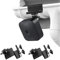 Wasserstein Weatherproof Gutter Mount with Universal Screw Adapter - Compatible with Blink Outdoor & XT2/XT Camera (2 Pack, Black)