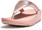 Fitflop Lulu Leather Toepost, Sandali Donna, Rose Gold, 38 EU