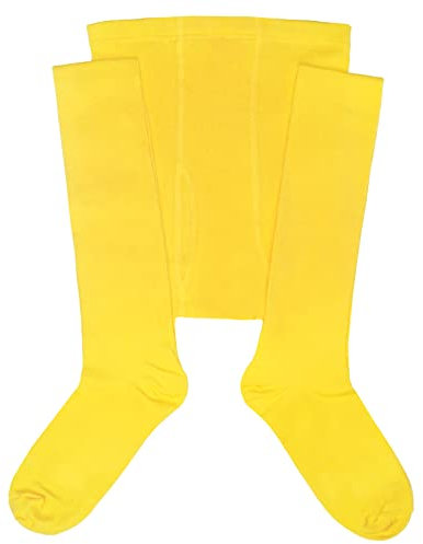 Weri Spezials Herrenstrumpfhose mit Eingriff in mehreren tollen Farben (46-48, gelb)