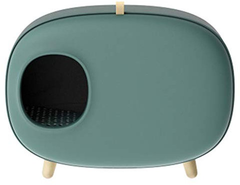 Arenero Gatos, Caja de Arena para Gatos Autolimpiable, Caja de Arena para Gatos con Filtro Filtro de Rejilla