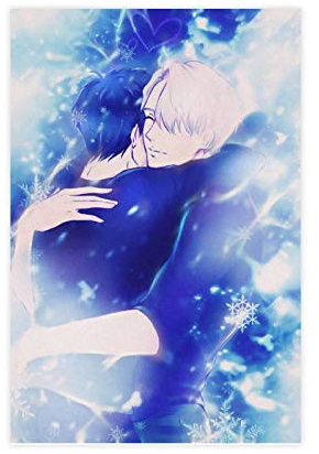 Anime Yuri On Ice 19 Vintage Kunst Leinwand Poster Schlafzimmer Dekor Sport Landschaft Büro Zimmer Dekor Geschenk 30 × 45 cm ohne Rahmen