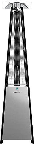 Cecotec Stufa da esterni ReadyWarm 8900 Outdoor Microclimate. Gas butano o propano a forma di piramide con effetto torcia (8900 Outdoor Microclimate)