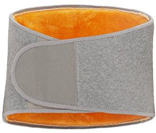 BESPORTBLE Winter-Bauch-Taillenstütze, für Männer und Frauen, Winter, dick, thermisch, Plüsch, Lendenwirbelstütze, Arthritis, Nierenwärmer, Band, Lendenwirbelstütze, Gürtelbandage, Größe XL