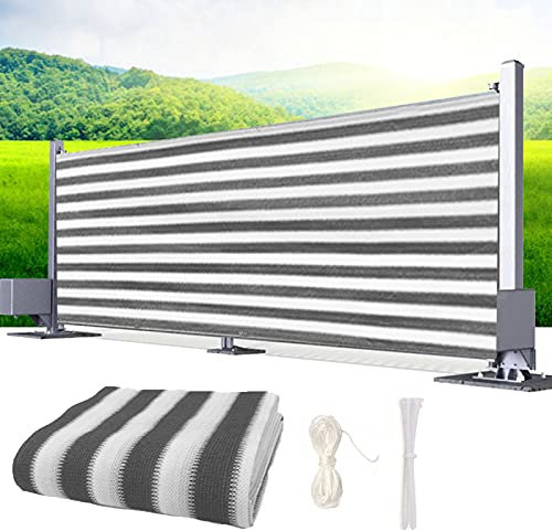 YWQJL Balkonzaun Sichtschutzabdeckung, Sichtschutzzaun Sichtschutz Outdoor Eleganter Sichtschutz Für Gartenzaun, Pool, Terrasse, Terrasse, Balkon, Außenverkleidung Und Outdoor,0.75x3m/29x118in