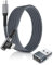 BASESAILOR iPhone 14 13 Charger Cable Right Angle 2M,90 Degree USB C to Lightning Cord with USB A Adapter Fast Charging Power Lead for Apple iPhone 12 11 Pro Max Plus XS XR X 8 7 6 Plus 5 SE,iPad 9