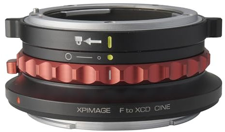 XPIMAGE Objektivadapterring, kompatibel mit Nikon F-Objektiv für Hasselblad X-System XCD-Kamera X1D X3D Cine