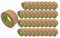 Amazinnov - Nastro di Carta Organica 50 mm x 50 m, Marrone, Carta Ecologica KRAFT (Lot36)