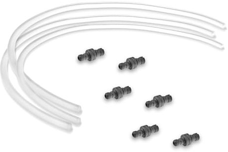 namroh.HC 3x Milchschläuche L = 36 cm, kompatibel mit Melitta Miele Nivona Kaffeemaschinen + 6x Anschlussnippel Verbinder