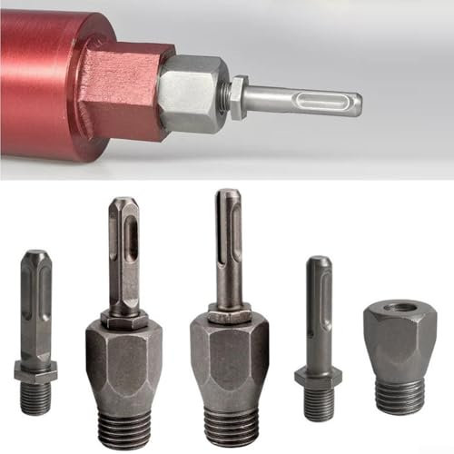 M22 für SDS Plus Verbindungsstange für Kernbohrer, Elektrohammerverbinder (Vierkantgriffadapter)