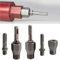 M22 für SDS Plus Verbindungsstange für Kernbohrer, Elektrohammerverbinder (Vierkantgriffadapter)