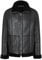 Valcuer 1887 Herren Lammfelljacke PETER aus echtem Leder, Lammfell, Fell, ideal als warme Winterjacke - bequem, warm und hochwertig in Schwarz, in Gr. 54