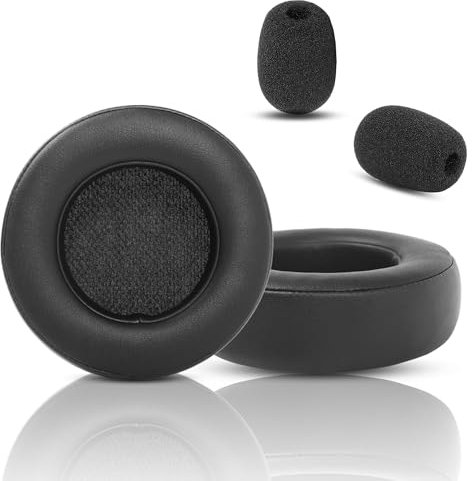 HAIZEEN Ohrpolster Kompatibel mit Corsair Virtuoso Virtuoso XT/RGB Drahtlose SE Gaming Headsets Ohrpolster Austauschkissen (Proteinleder/Memory-Schaum)