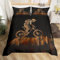 SJSXWQN Bettwäsche 155x220 Mountainbike Bettwäsche-Set mit Reißverschluss Schließung für Kinder Jugendliche Weicher Atmungsaktive Mikrofaser Bettbezug + 2 Kopfkissenbezug 80x80 cm