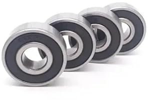 4 Stück S6001RS Kugellager 12 x 28 x 8 mm ABEC-7 Edelstahl Kugellager S 6001 6000RS (S6001RS 12 x 28 x 9)