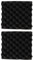 Mauedest 2X 25X25X5CM Sound Insulation Foam Egg Crate Studio Acoustic Foam Sound Insulation Treatment Egg Profile Wedge