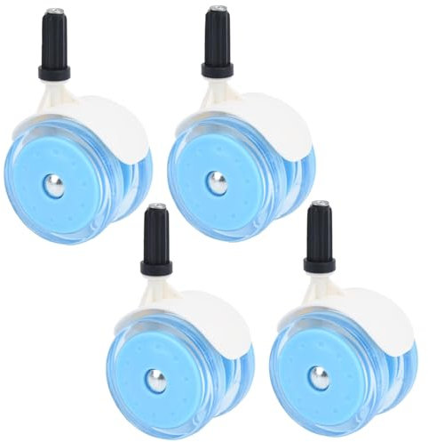 4pcs Baby Walker Räder Ersatz 2 Zoll Gummi -Wanderer Ersatzräder Starke Lastschraube auf blaue Farbwanderräder