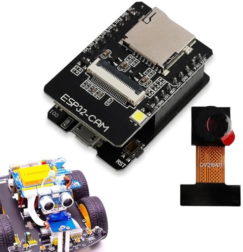 Kit de Placa ESP32-CAM, Placa de Desarrollo con WiFi y Bluetooth, Compatible con Módulo OV2640, Placa Base con Puerto Micro USB, Ideal para Proyectos de Monitoreo del Hogar y Dispositivos Inteligentes