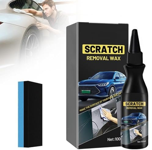 Professioneller Auto Kratzerentferner (2025) - Schnelle Tiefenreparaturcreme mit Langzeitschutz | Effektive Entfernung von Kratzern & Lackschäden | Inklusive Anti-Kratzer (1)