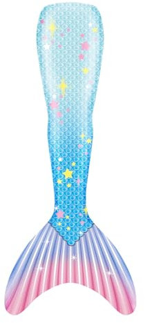Flosse Mädchen Mit Bikini Kleid Hoch Taillierter Und Hose Oberteil Bikini-Set 2025 Mädchen-meerjungfrau-Badeanzug Ohne Starre Flossen Ideal Für Pool Meer