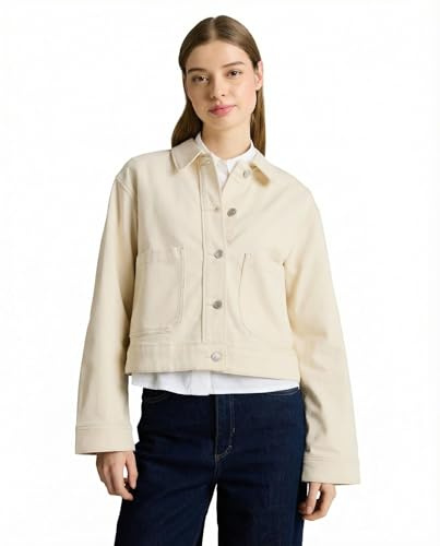 TOM TAILOR Denim Damen Jeansjacke in Oversized Fit