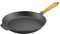 Carl Victor Bratpfanne Gusseisenpfanne 24 cm ohne PFAS heller Holzgriff