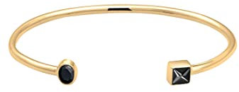 Elli Armband Damen Armreif Geo mit Zirkonia Kristalle in 925 Sterling Silber vergoldet