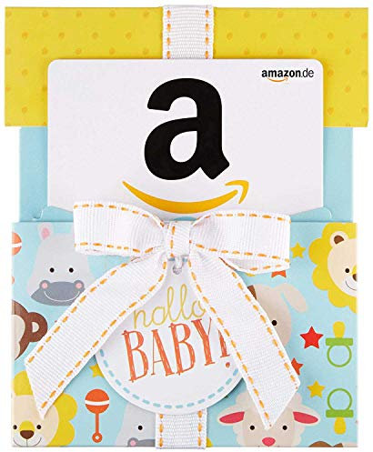 Amazon.de Geschenkkarte in Geschenkkuvert (Hallo Baby)