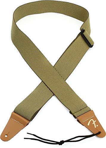Fender WeighLess Tweed Guitar Strap - Elastic - Natural,0990685001