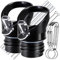 Straw Lid for Hydro Flask Standard Mouth - Replacement Straw Lids, Compatible with Simple Modern Ascent Lid for 1.91 Mouth 18 oz, 21 oz, 24 oz Insulated Water Bottle Flip Top (A-2PC)