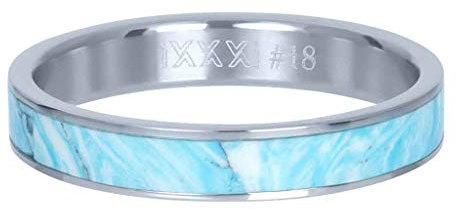 iXXXi Füllring BLUE PARADISE silber - 4 mm Größe 20