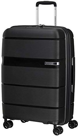 American Tourister Linex - Spinner M Koffer, 66 cm, 63 L, Schwarz (Vivid Black)