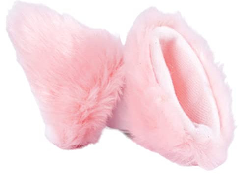 Moanyt Plüsch-Katzenohren, niedliches Helmzubehör für Fahrradhelm, Ski-Helm, Motorradhelm, Snowboardhelm (Helm nicht im Lieferumfang enthalten)