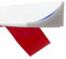 100CM Autoadesiva Silicone Striscia Barriera Acqua Guarnizione Doccia,Pieghevole Bagno Acqua Barriera Bordo Vasca,Paratie Antiallagamento,Striscia di Ritenzione Idrica Della Del Profilo Bagno(Bianco)