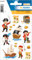 HERMA 15536 Aufkleber Piraten klein, 16 Stück, Piratenschiff Sticker mit Schatztruhe Schatzkarte Motiv, Kinder Etiketten für Fotoalbum Poesiealbum Scrapbooking Geburtstag Dekoration Briefe DIY Basteln