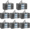 VENO 8 Pack Heavy Duty Moving Bags for Clothes,Extra Large Moving House Essentials,Underbed Storage Packing Boxes for Duvet,Waterproof Laundry Bags Organiser (Gray, 8 Pack)