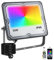 Indmird RGB Strahler 50W RGB LED Strahler Außen mit Bluetooth APP Steuerung IP66 Wasserdich Außenstrahler Smart RGBW Farbwechsel Dimmbar Flutlichtstrahler Stimmungslicht für Garten Party Bühnen