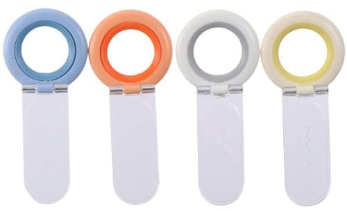 hobbyme 4Pcs Convenient Toilet Lid Lifter,Plastic Toilet Seat Opener Greater Hygiene,Practical 4 Colors Toilet Cover Lifter Toilet Lid Lifter for Home
