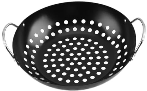 VINTORKY Plaque De Barbecue Résistante Chaleur Poêle à Griller Antiadhésive pour Barbecue Bac à Huile De Vidange Pratique