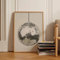 1pcs Silber Funkelnd Discokugel Poster - Vintage Leinwand Kunst, Leinwandbilder, Moderne Wandbilder, Bilder Wohnzimmer Deko Schlafzimmer Mit Rahmen (40x50cm)