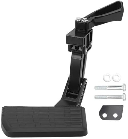 XTevu Trittstufe für die hintere Ladefläche, kompatibel mit Tacoma 2012–2023, einziehbare Trittstufe für die Heckklappe, Zugang zur Ladefläche von Pickup-Trucks, klappbare