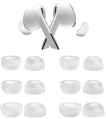 MMOBIEL Ersatz-Ohrstöpsel für Samsung Galaxy Buds 3 Pro 3 Paare (S/M/L) Silikon Ohrstöpsel – Anti-Rutsch, Geräuschisolierung, Komfortabler Sitz – Passend in Ladehülle – Weiß