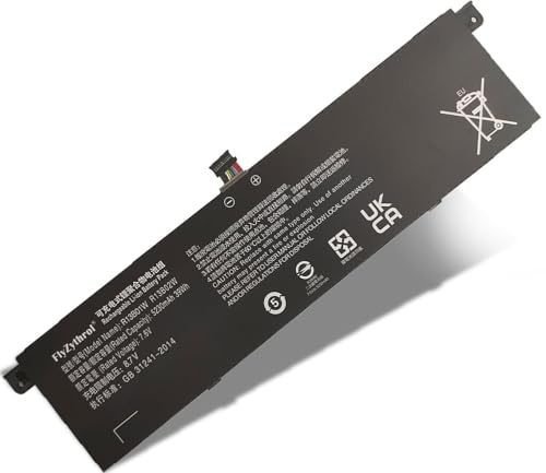 FlyZythrol 5230 mAh R13B01W Akku kompatibel mit Xiaomi Mi Air 13,3 Zoll Notebook R13B01W R13B02W Serie