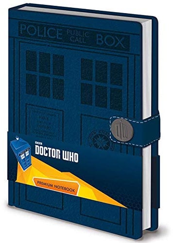 Doctor Who Notebook (Dr Who Tardis Design) A5 Writing Book, Dr Who Journal - Official Merchandise