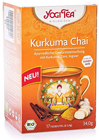 Yogi Tea Bio Kurkuma Chai, 17 Teebeutel, 34 g