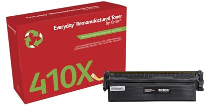 Xerox Everyday Compatible HP 410X (CF410X) Toner, High Capacity, Remanufactured